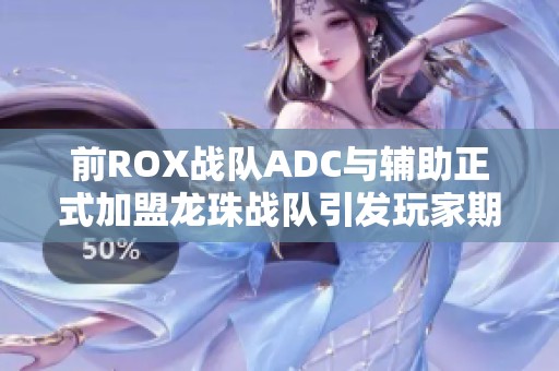 前ROX战队ADC与辅助正式加盟龙珠战队引发玩家期待