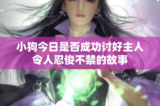 小狗今日是否成功讨好主人令人忍俊不禁的故事