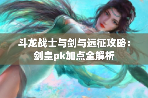 斗龙战士与剑与远征攻略：剑皇pk加点全解析