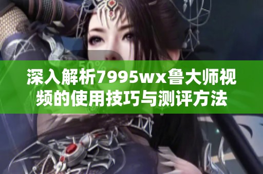 深入解析7995wx鲁大师视频的使用技巧与测评方法