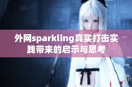 外网sparkling真实打击实践带来的启示与思考