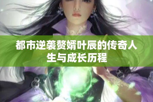 都市逆袭赘婿叶辰的传奇人生与成长历程