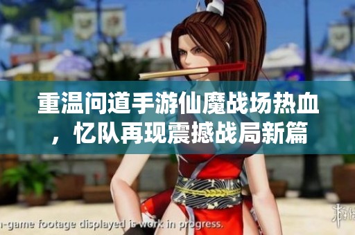 重温问道手游仙魔战场热血，忆队再现震撼战局新篇