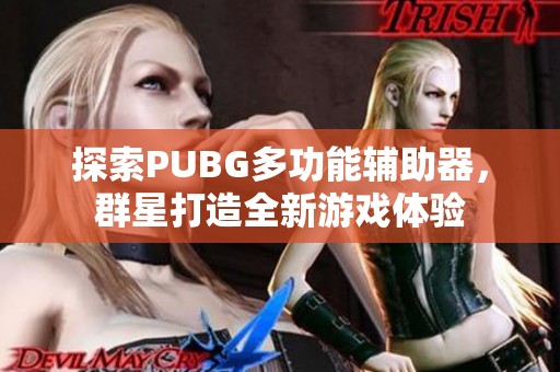 探索PUBG多功能辅助器，群星打造全新游戏体验