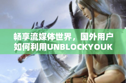 畅享流媒体世界，国外用户如何利用UNBLOCKYOUKU回国观看内容