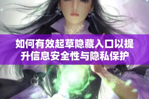 如何有效起草隐藏入口以提升信息安全性与隐私保护