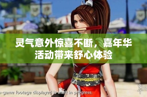 灵气意外惊喜不断，嘉年华活动带来舒心体验