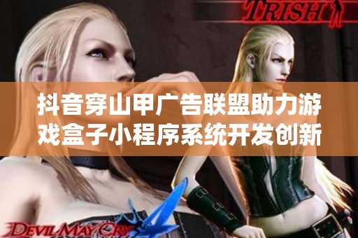 抖音穿山甲广告联盟助力游戏盒子小程序系统开发创新