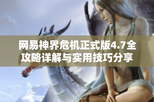 网易神界危机正式版4.7全攻略详解与实用技巧分享